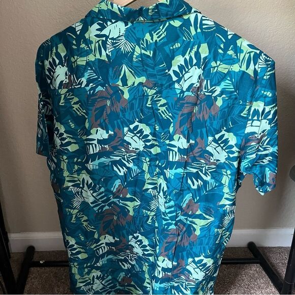 TenTree Men‘s XL Quartz Short-sleeve Button-down Shirt NWT - Picture 7 of 9